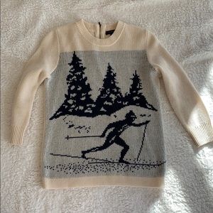 J Crew Print Sweater